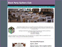 Tablet Screenshot of bpquilters.org